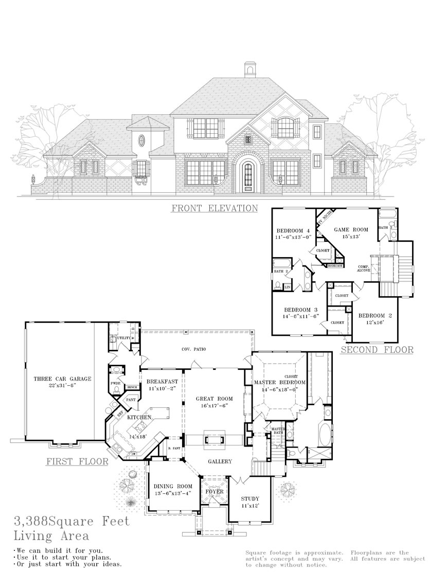 Serenity Custom Homes—Plan 3388